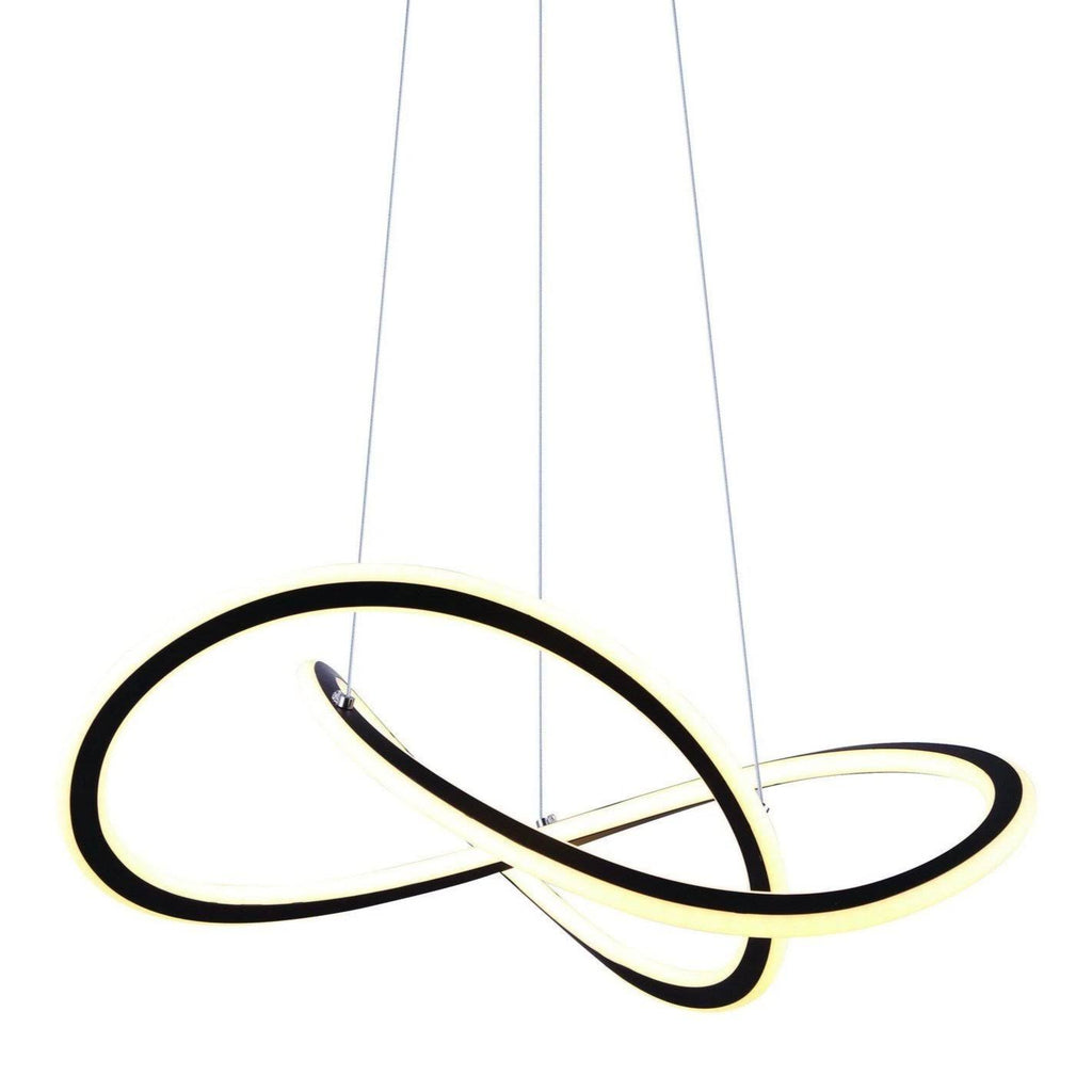 Black LED Chandelier P324