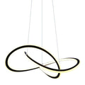 Black LED Chandelier P324