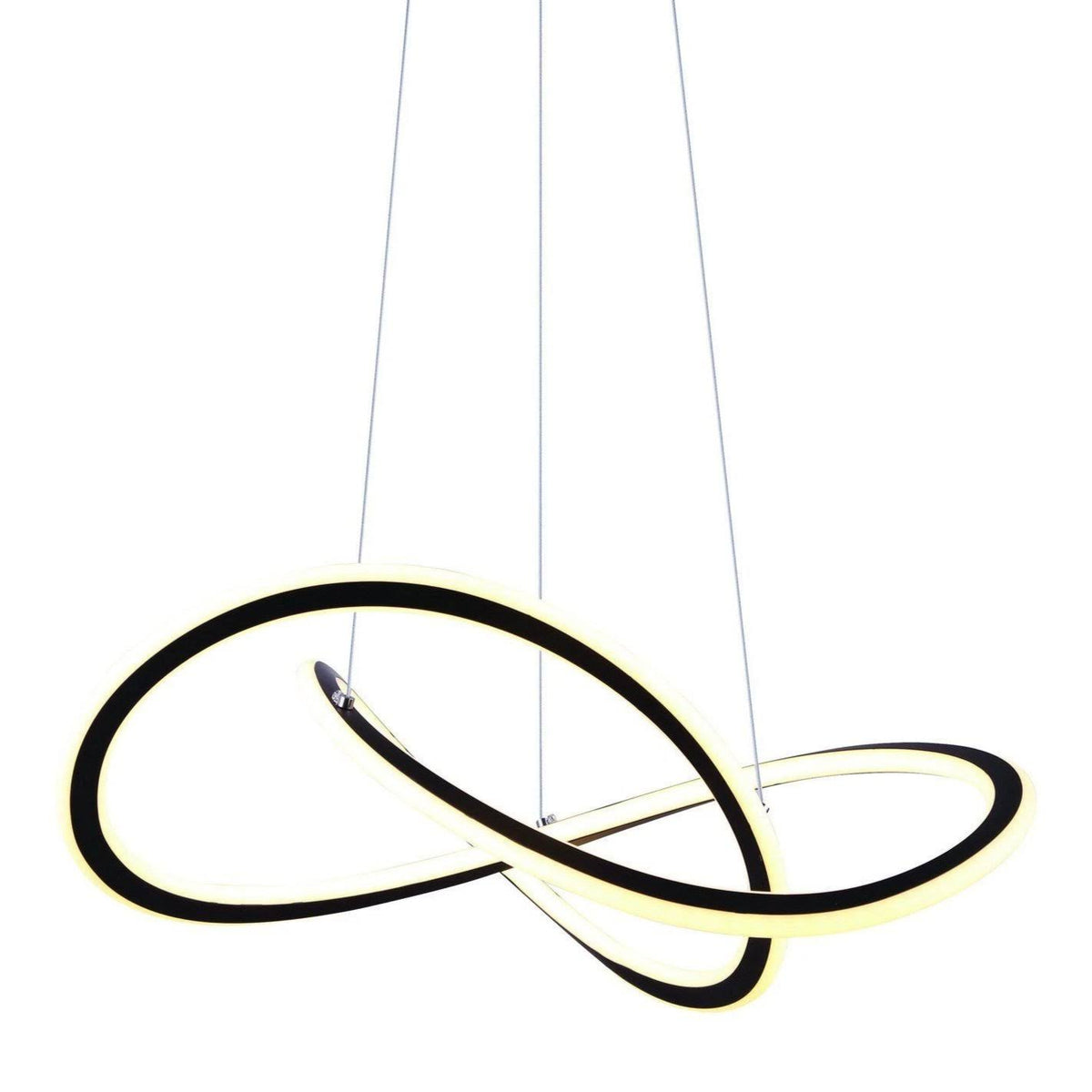 Black LED Chandelier P324