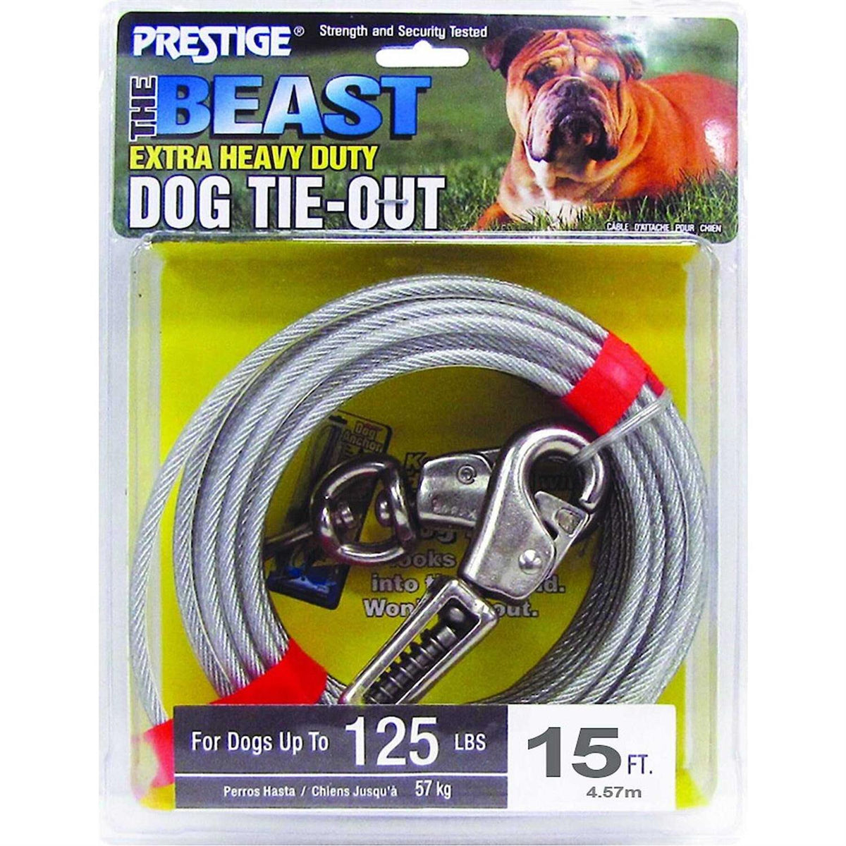 15ft XL Dog Tie-Out with Spring C782423