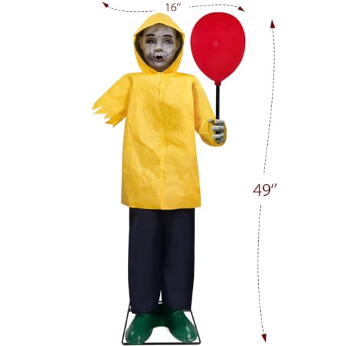 4 Ft Life Size Animatronics Prop with Glowing Balloon D369675