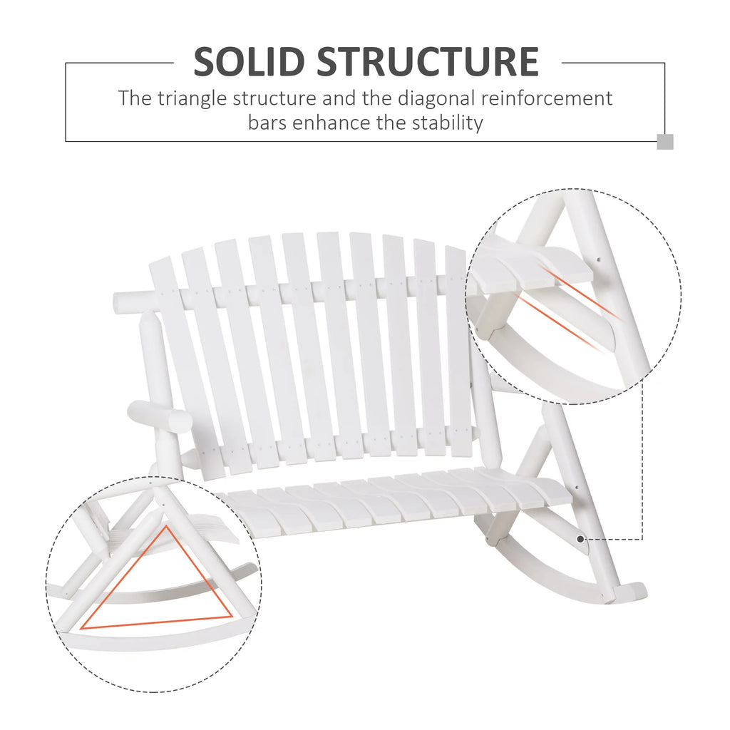 Wooden Porch Rocking Chair H4762