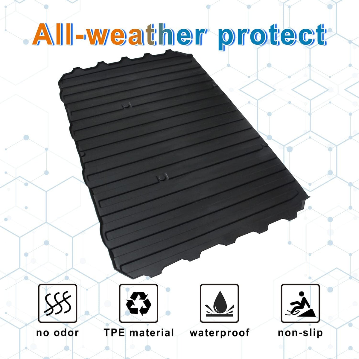 Rubber TPE Rear Cargo Bed Mat Liner E717278