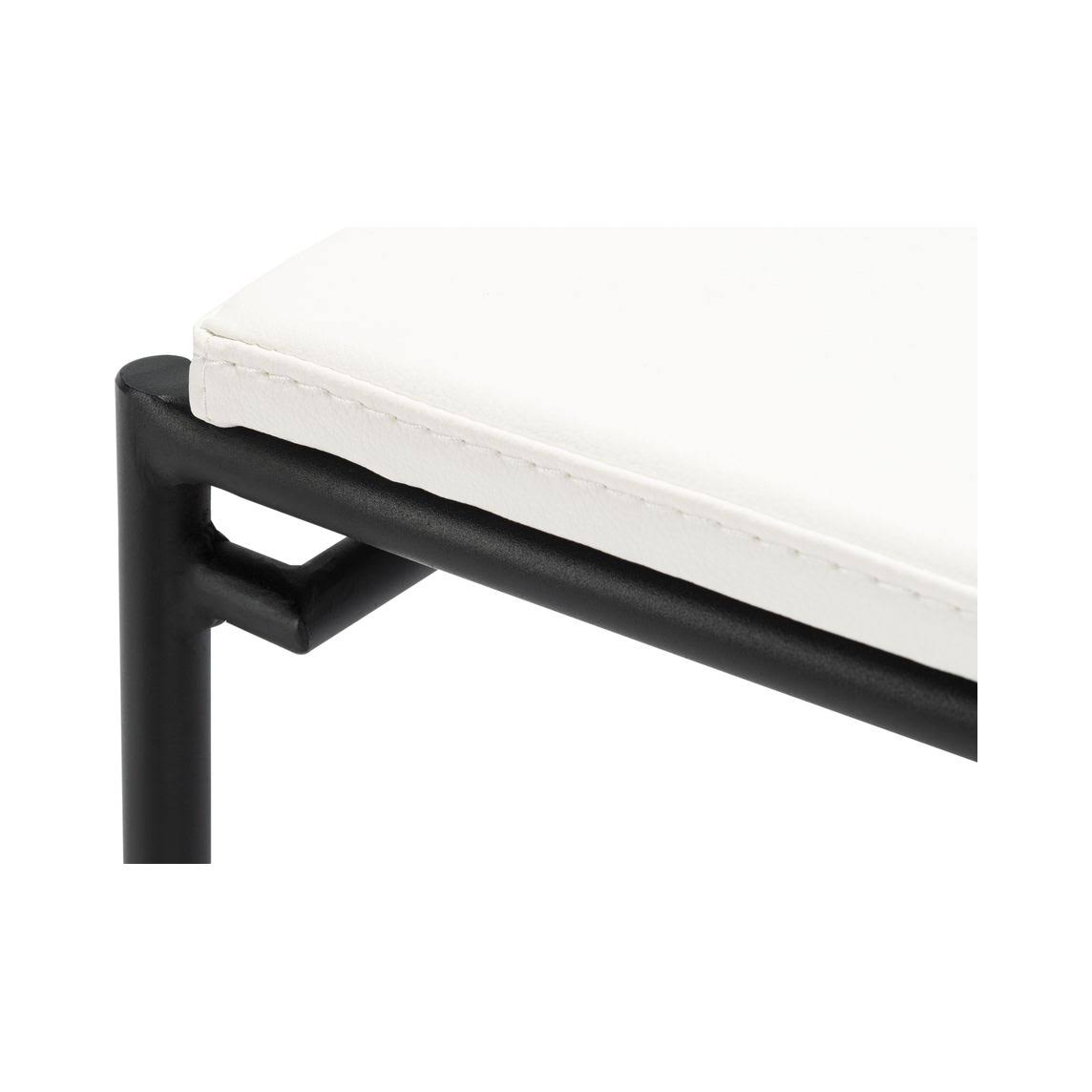 26-inch Counter Stool White/Black V31808