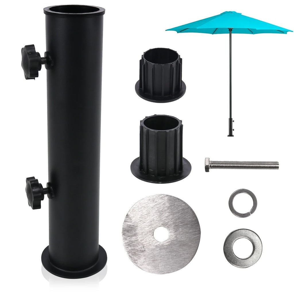 Black Granite Umbrella Tube Holder Q63443