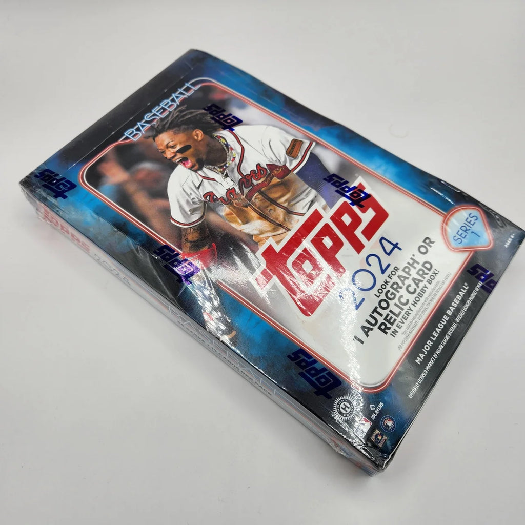 2024 Series 1 Baseball Trading Card HOBBY Box (20 Packs, 1 Autograph & 1 Relic Card) N15304