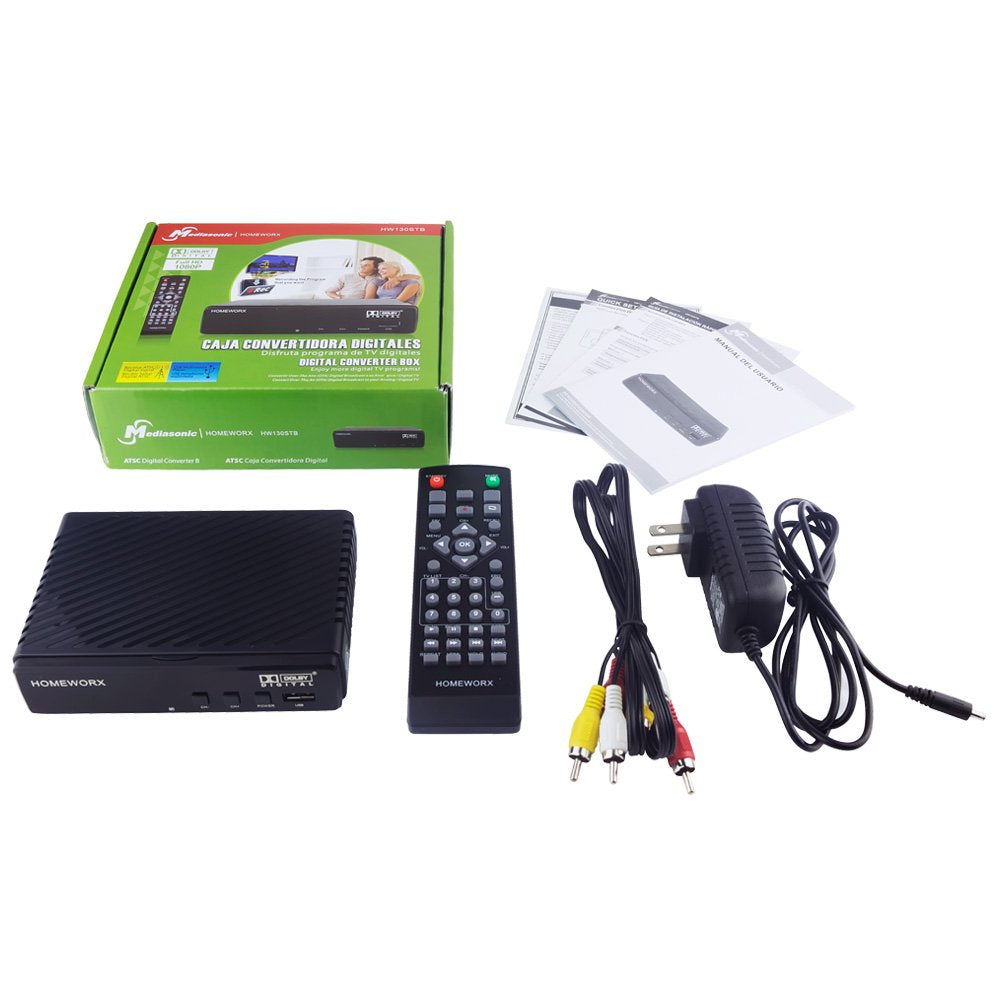 ATSC Digital Converter Box with TV Tuner Function I898