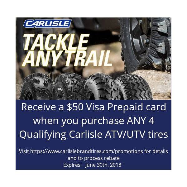 Carlisle AT489 ATV Tire - 24x11-12 U39160
