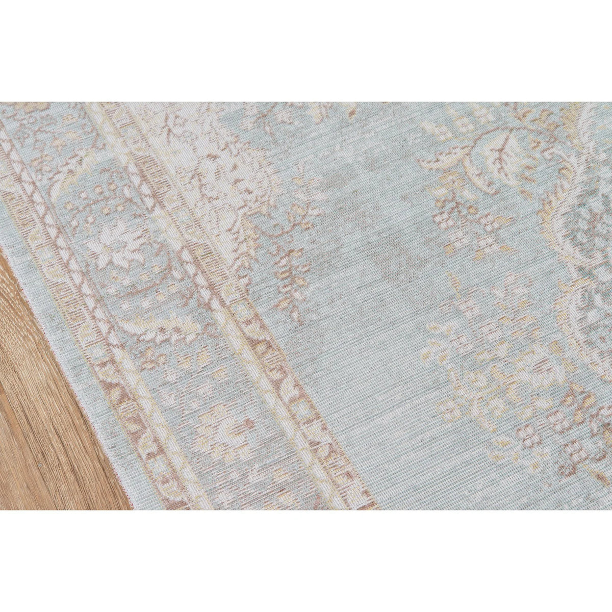 Blue Polyester Machine Made Area Rug 7'10" X 10'6" B603772