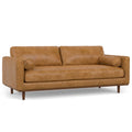 89 inch Wide Sienna Genuine Leather Sofa X92949