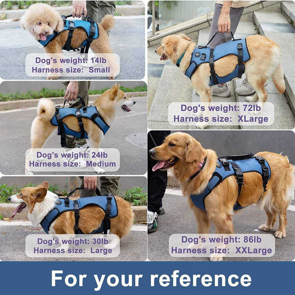 Adjustable Breathable Dog Lift Harness Y23766