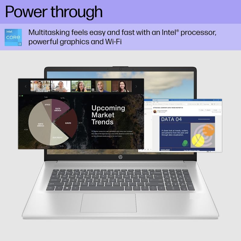 17.3'' FHD IPS Anti-Glare Display Laptop, 6-Core Intel i3-1215U, 16GB RAM, 1TB SSD, Windows 11 Pro Y83086