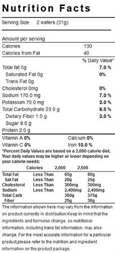 2 Lb Oreo Wafers Cookies Y1233
