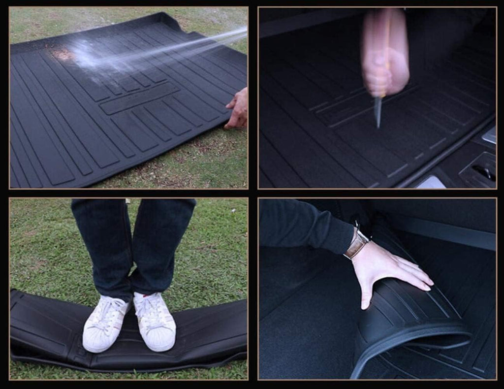 Black TPO Cargo Trunk Tray Floor Mats Protector S492751