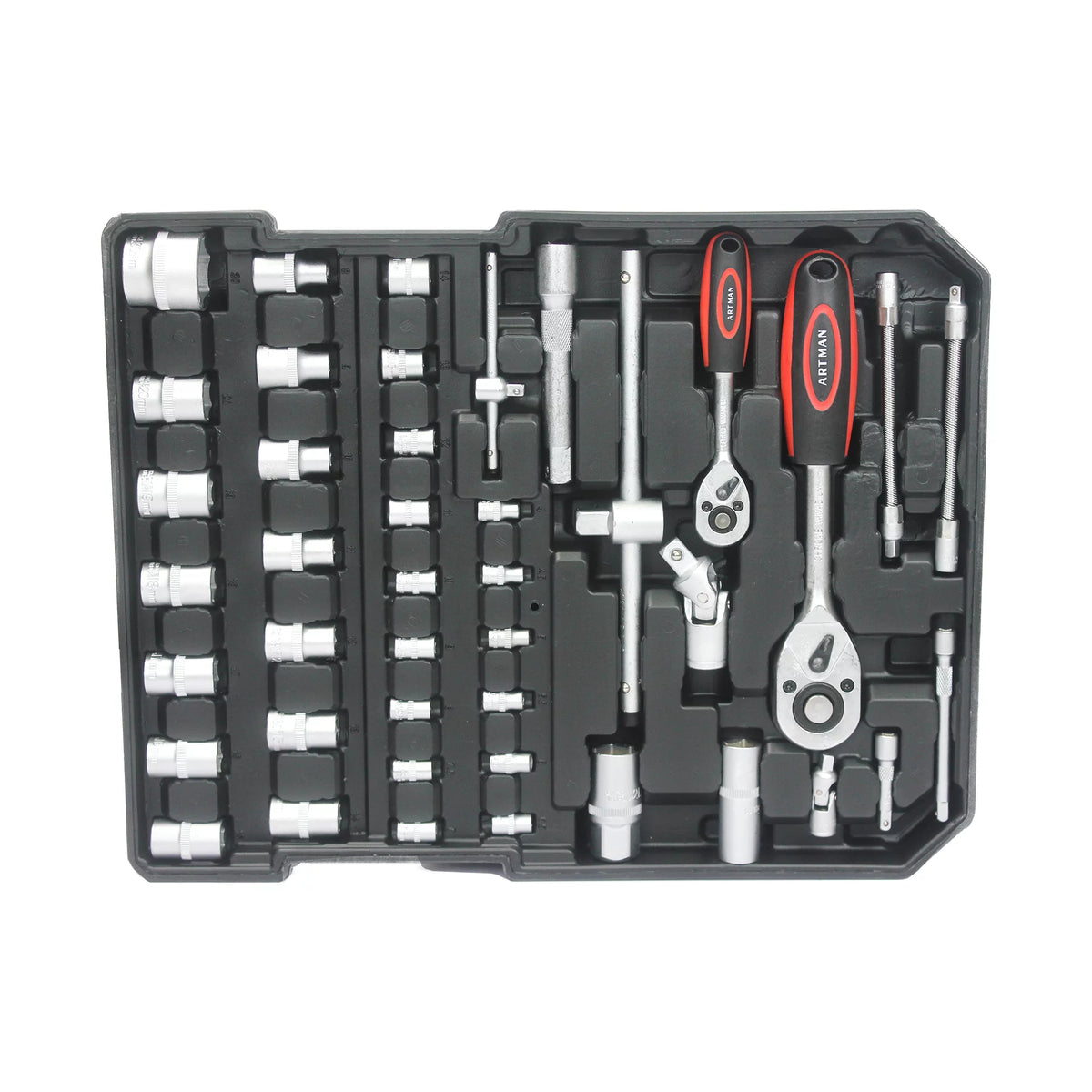 899PCS White Hand Tool Set with Rolling Tool Box W20427