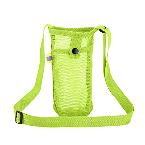 Sling Bag with Water Bottle Holder 25/32/40 Oz Water Bottle Carrier with Strap and Phone Pocket Water Bottle Pouch D303676