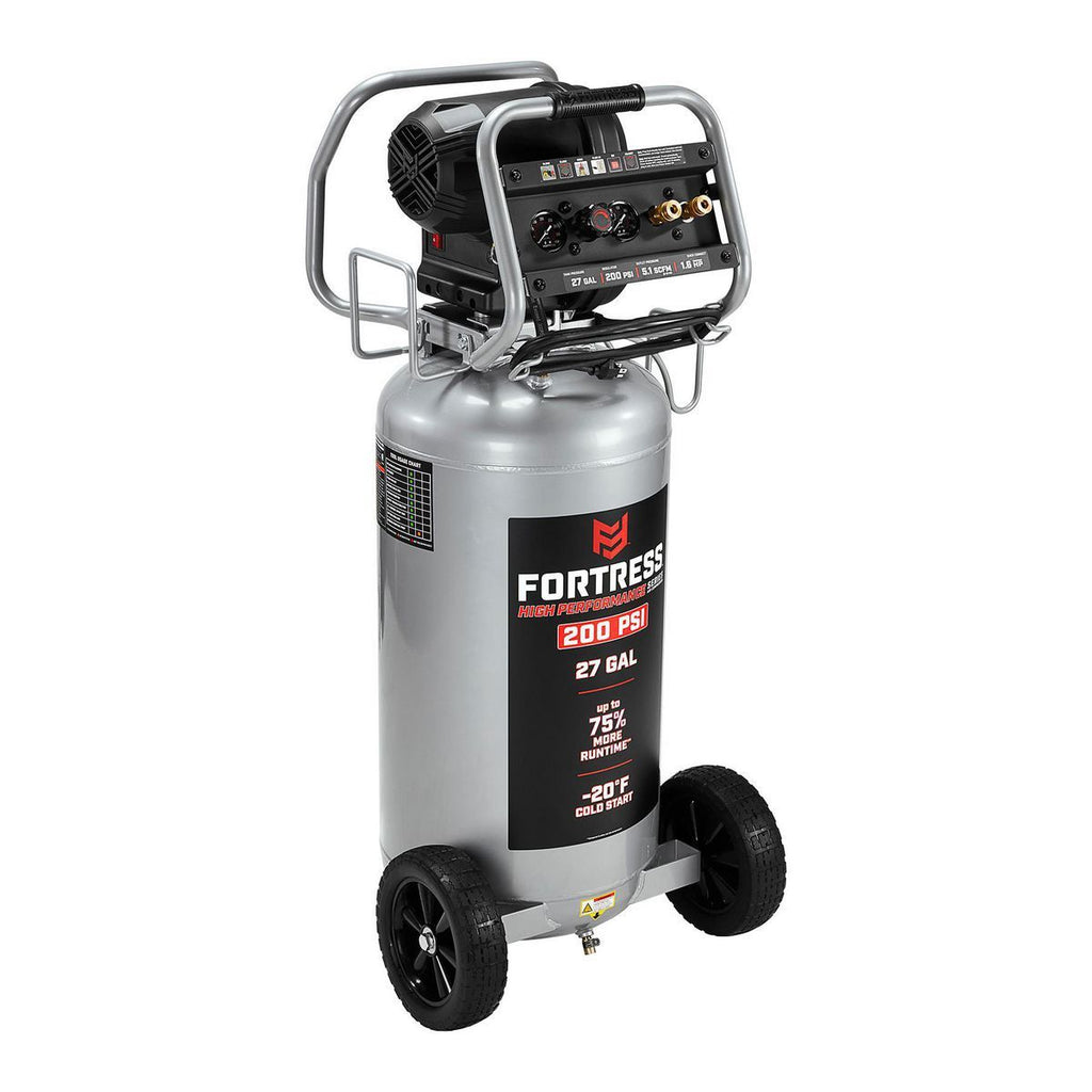 27 Gallon 200 PSI Oil-Free Vertical Air Compressor L100