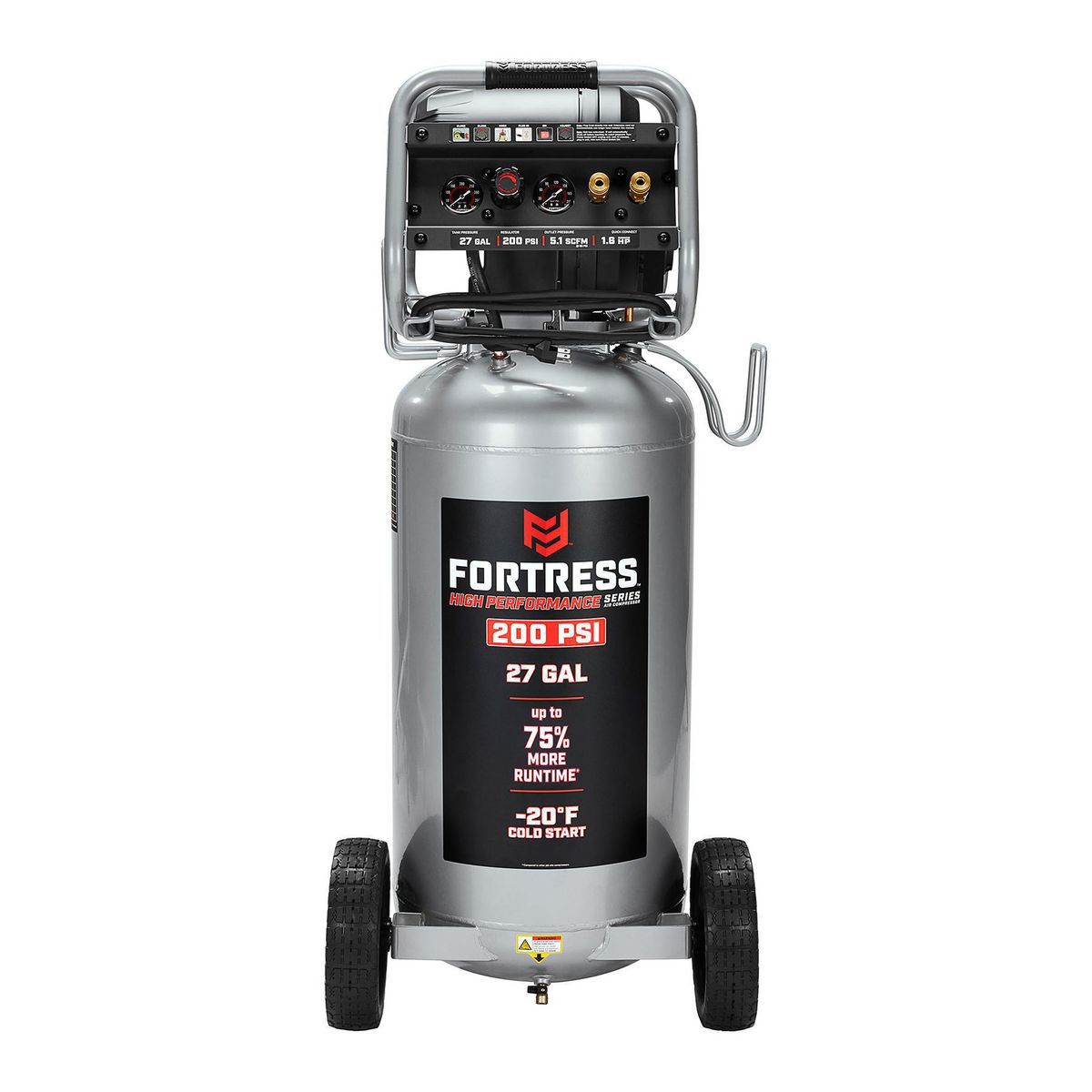 27 Gallon 200 PSI Oil-Free Vertical Air Compressor L100