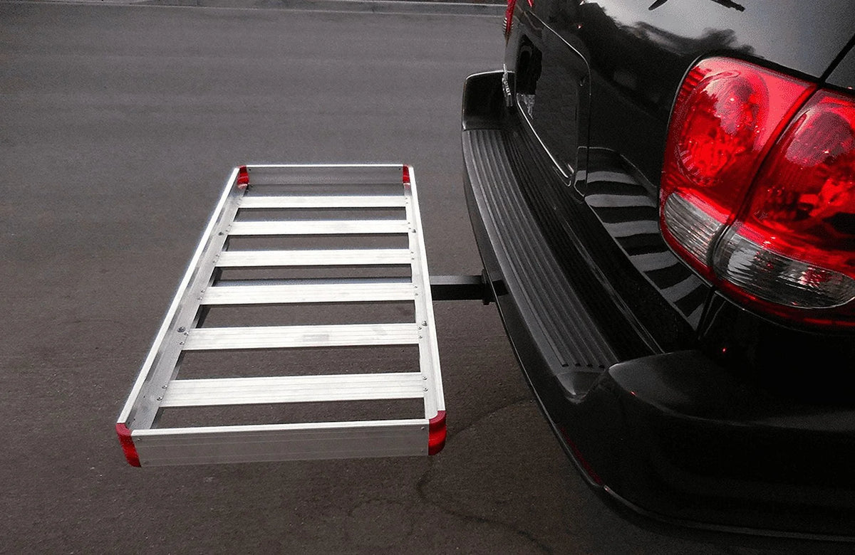 Aluminum Hitch Mount Cargo Carrier 500 lb Capacity I483