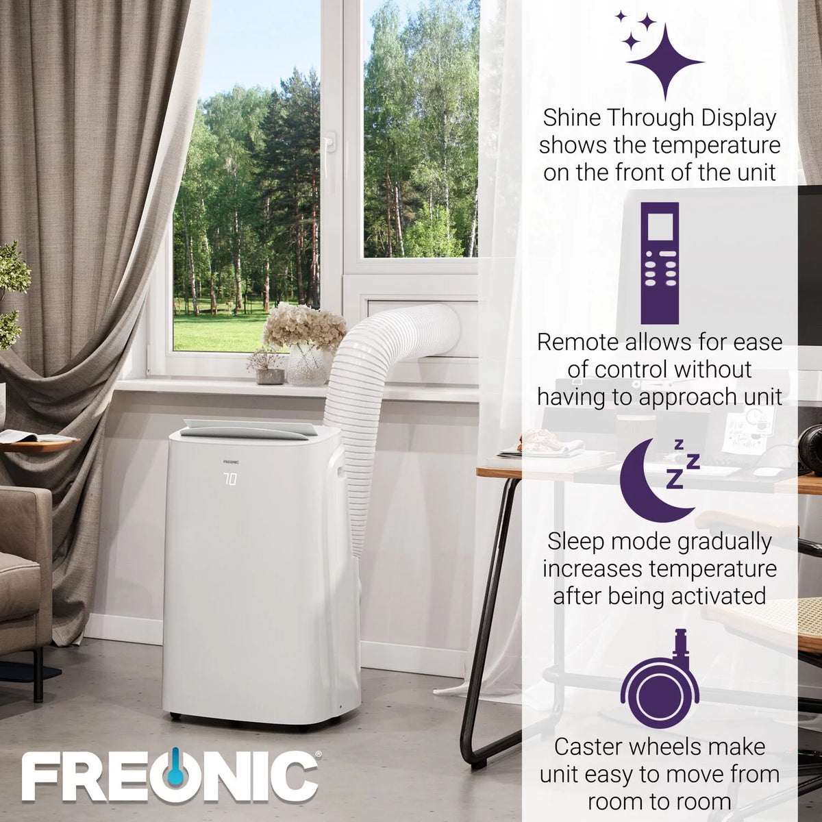 7,000 BTU Portable Air Conditioner H641459
