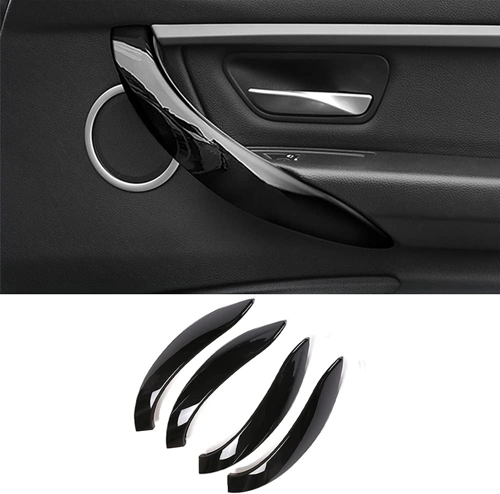 Carbon Fiber Color Car Door Handle Cover Pack of 2 B1472