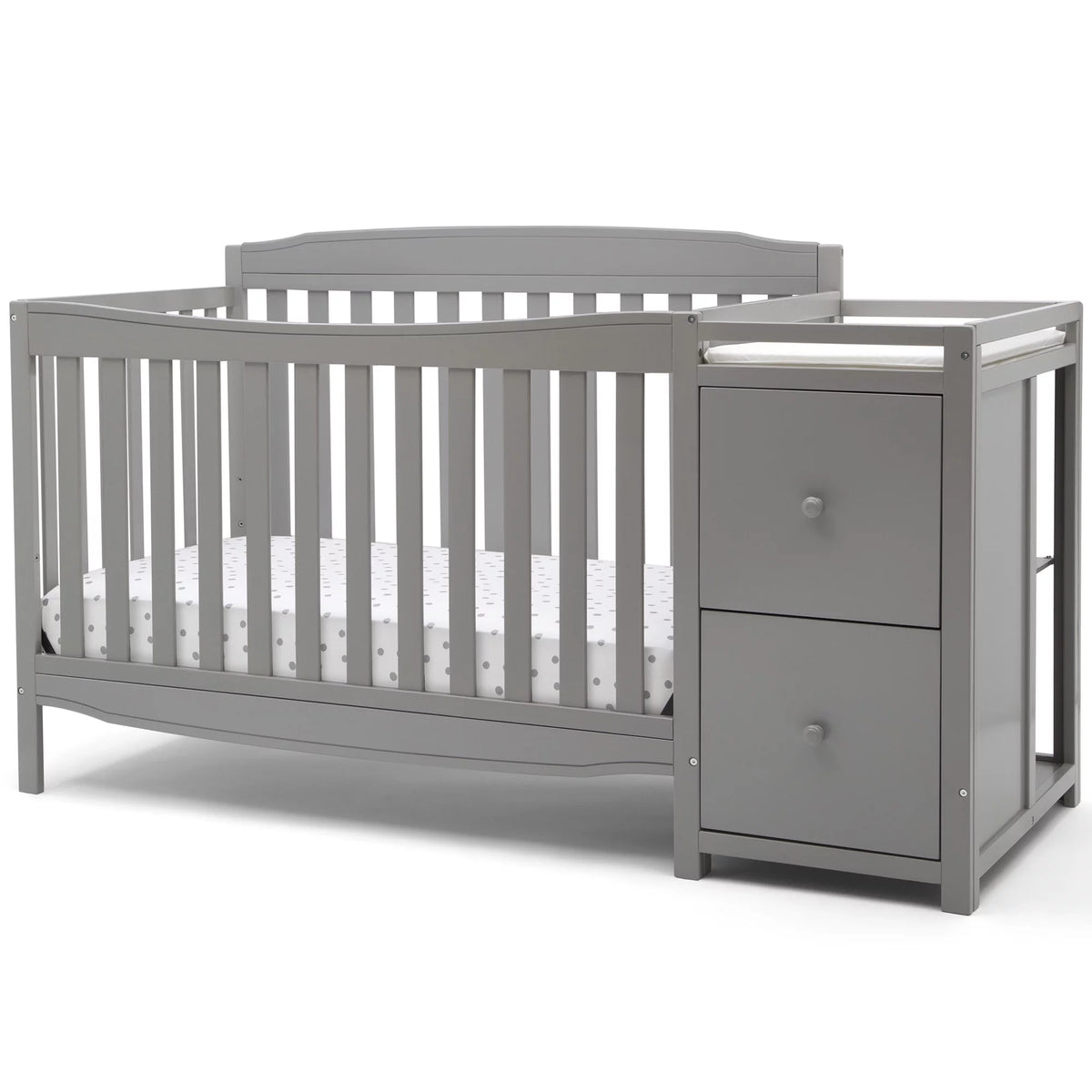 Gray Convertible Crib and Changer G806449
