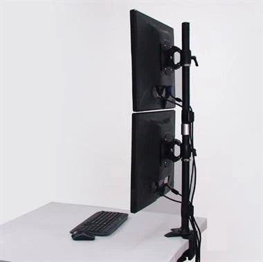 Vertical 2 Monitor Clamp Mount V70649