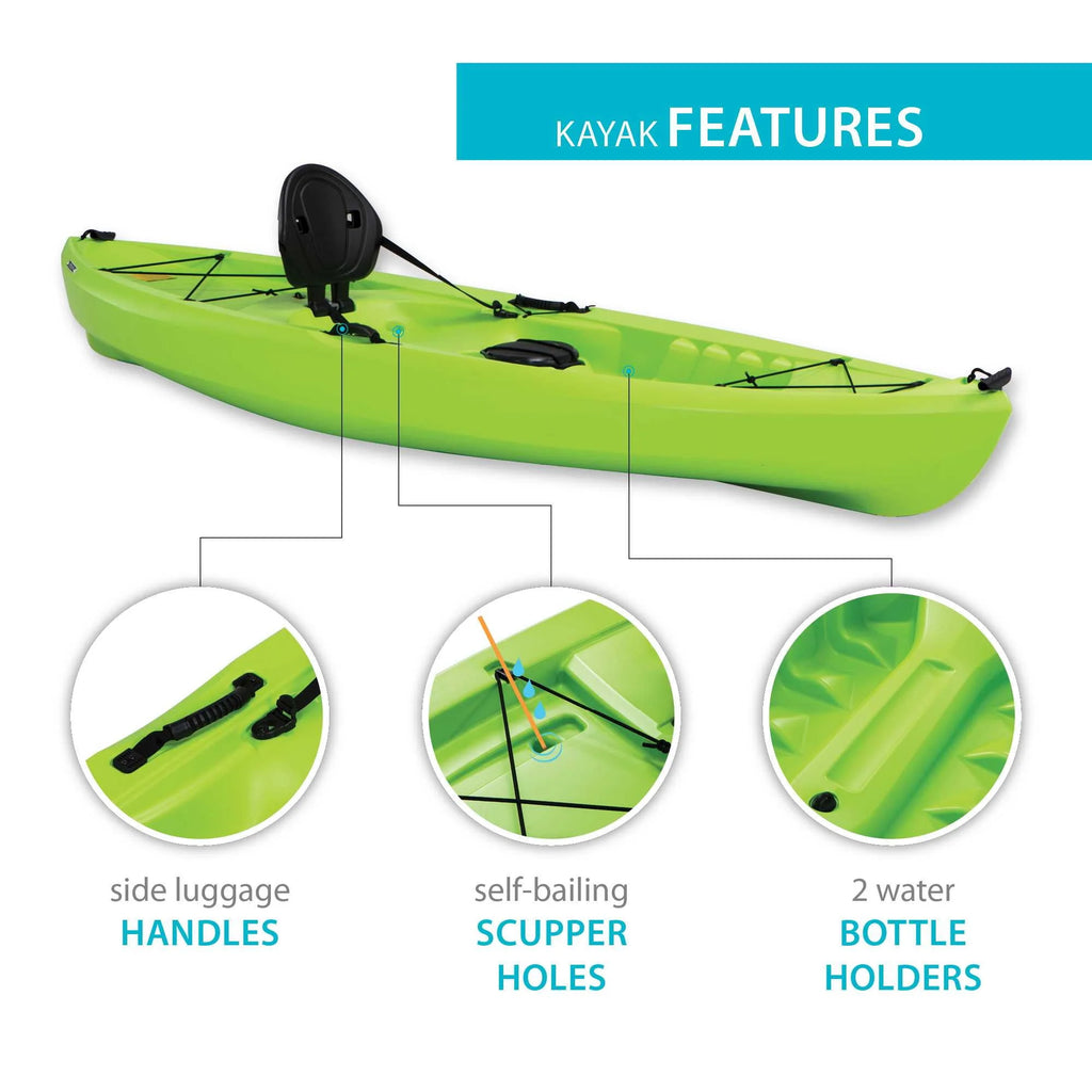 10 ft Sit-on-Top Kayak Lime Green C6652