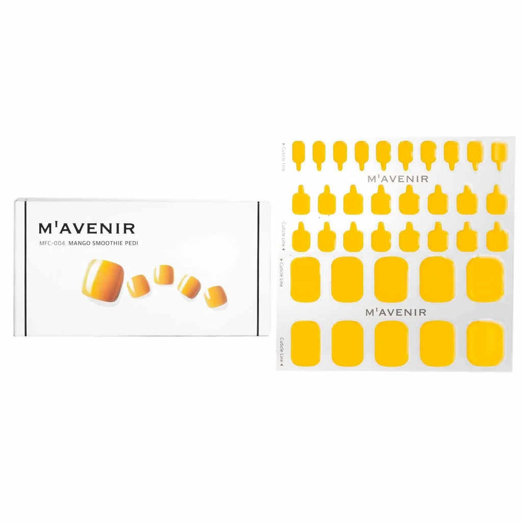 Yellow Pumpkin Nail Sticker 32pcs T919