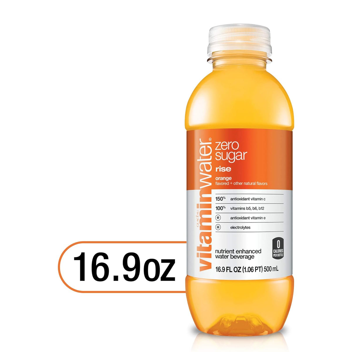 16.9 Fl Oz Pack of 24 Electrolyte Enhanced Orange Water R5680
