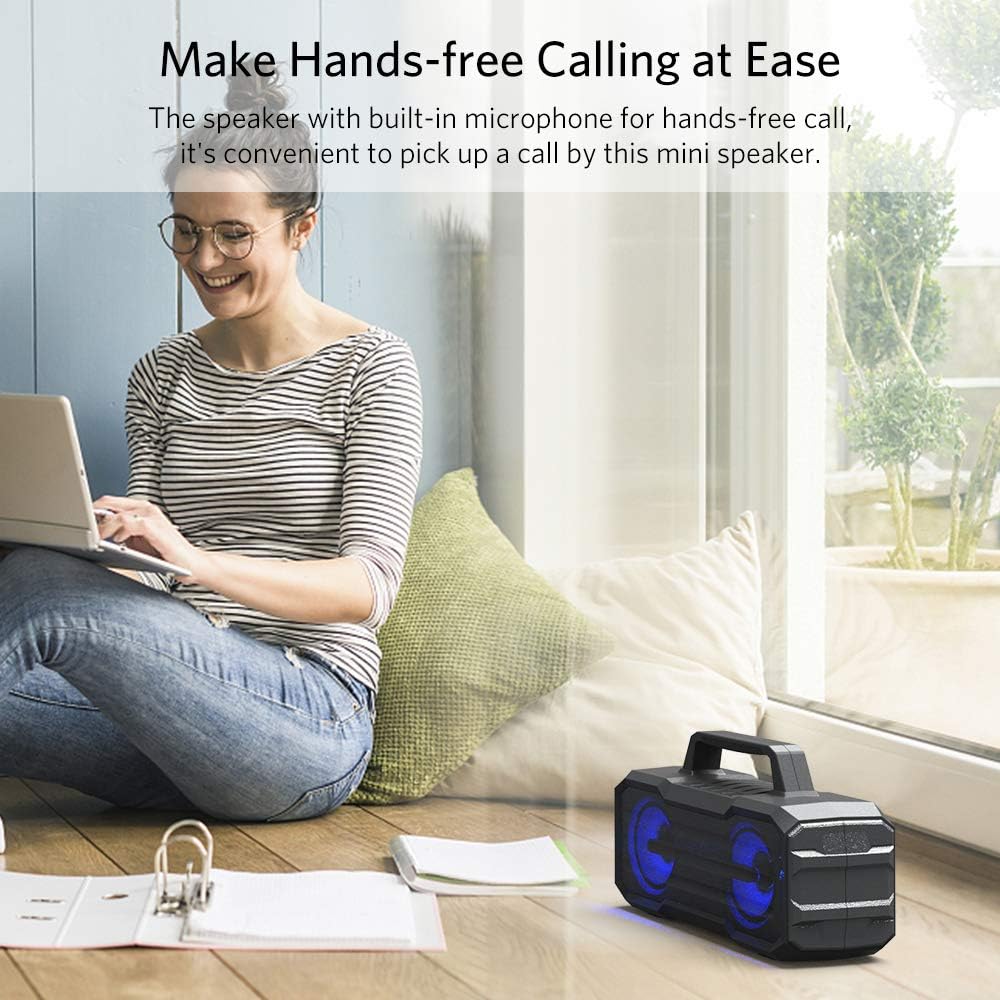 IPX6 Waterproof Portable Wireless Speaker with Microphone K1935