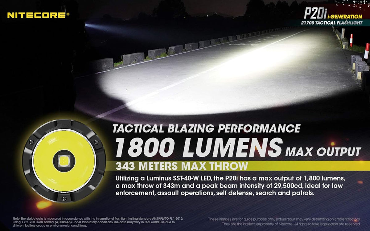 1800 Lumen USB-C Rechargeable Tactical Flashlight G48713