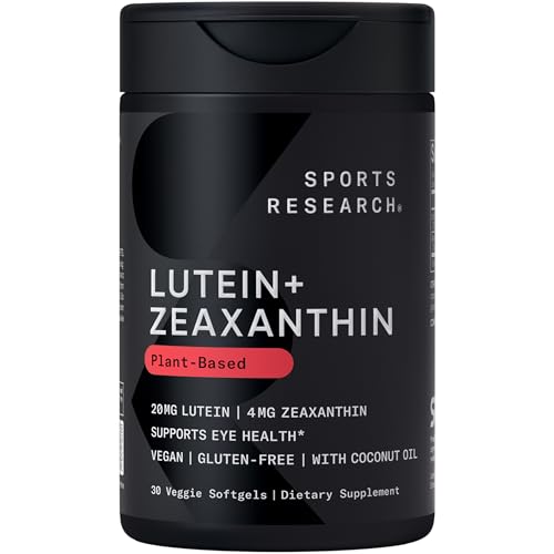 Lutein and Zeaxanthin Capsules - 120 Veggie Softgels X805421