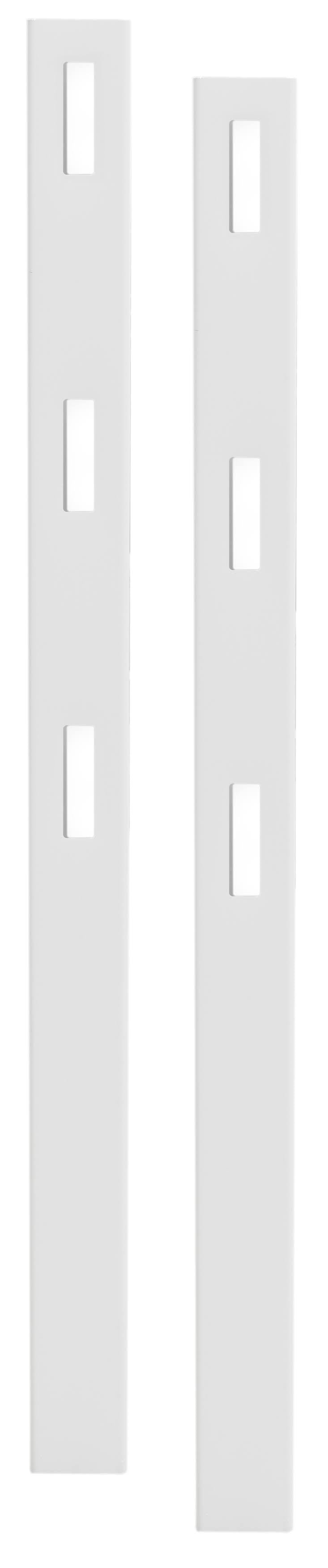 Pack of 2 Vinyl Fence Posts with Cap A782