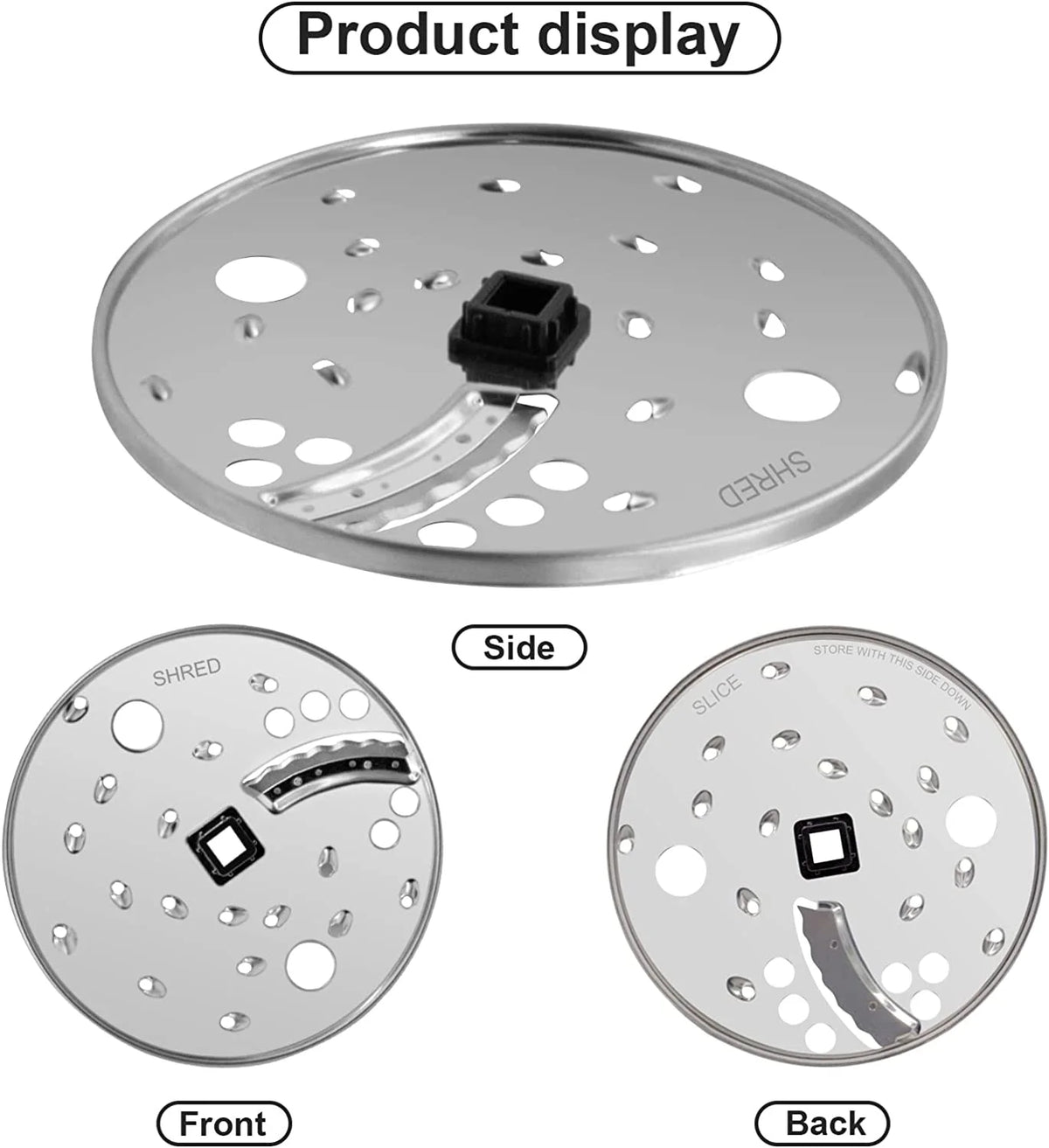 Replacement Slice Shred Disc Blade for Food Processor D434