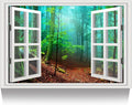 Canvas Print Wall Art Green Forest Landscape Picture Q382