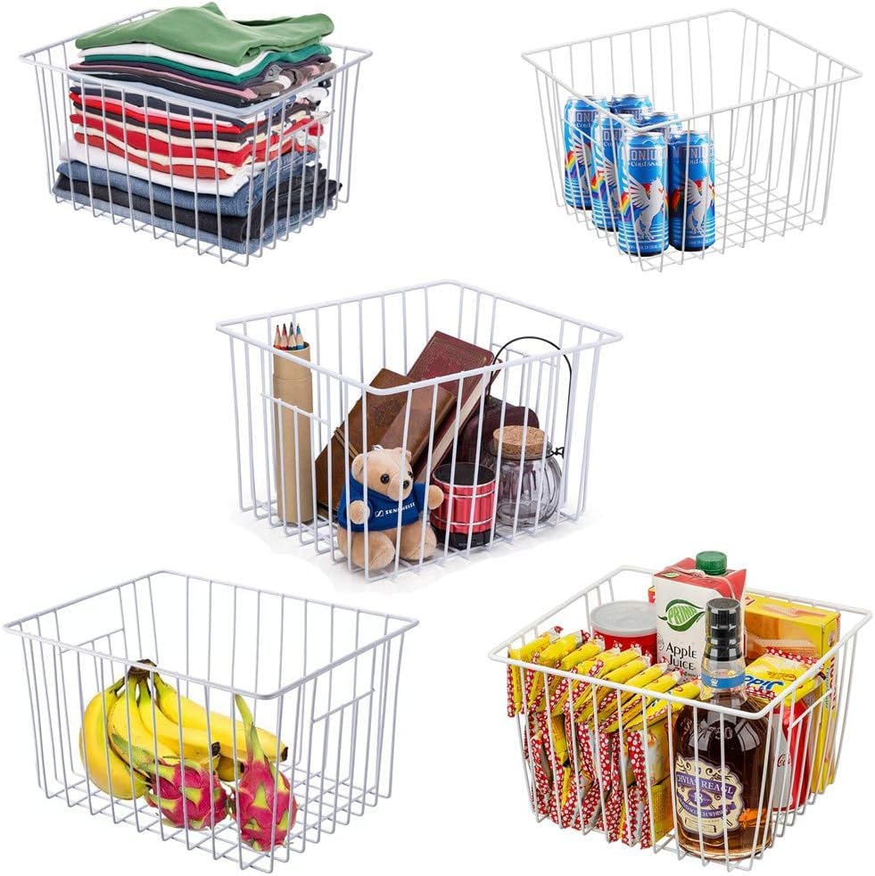 Metal Wire Baskets with Handles I2183