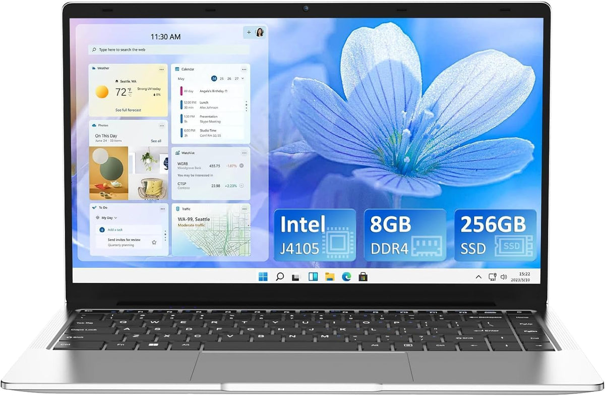14.1 inch 1080P FHD Laptop Computer with 8GB DDR4 256GB SSD Quad-Core Intel Celeron J4105 B20169