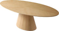White Oak Wood Oval Dining Table H329194