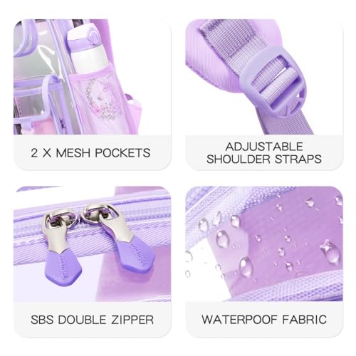 Clear 16 x 11 x 5inch TPU Backpack C170