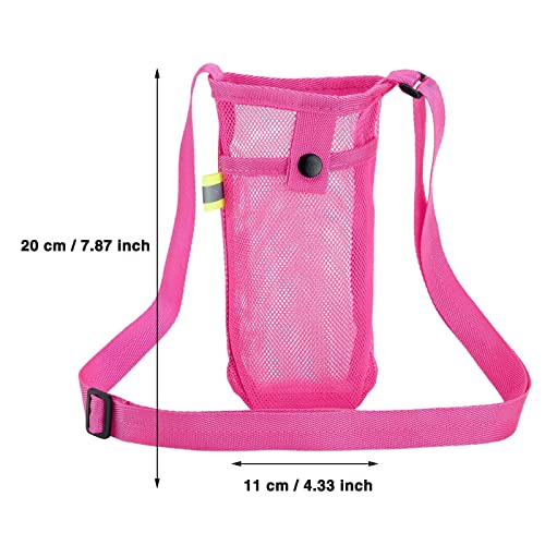 Sling Bag with Water Bottle Holder 25/32/40 Oz Water Bottle Carrier with Strap and Phone Pocket Water Bottle Pouch D303676