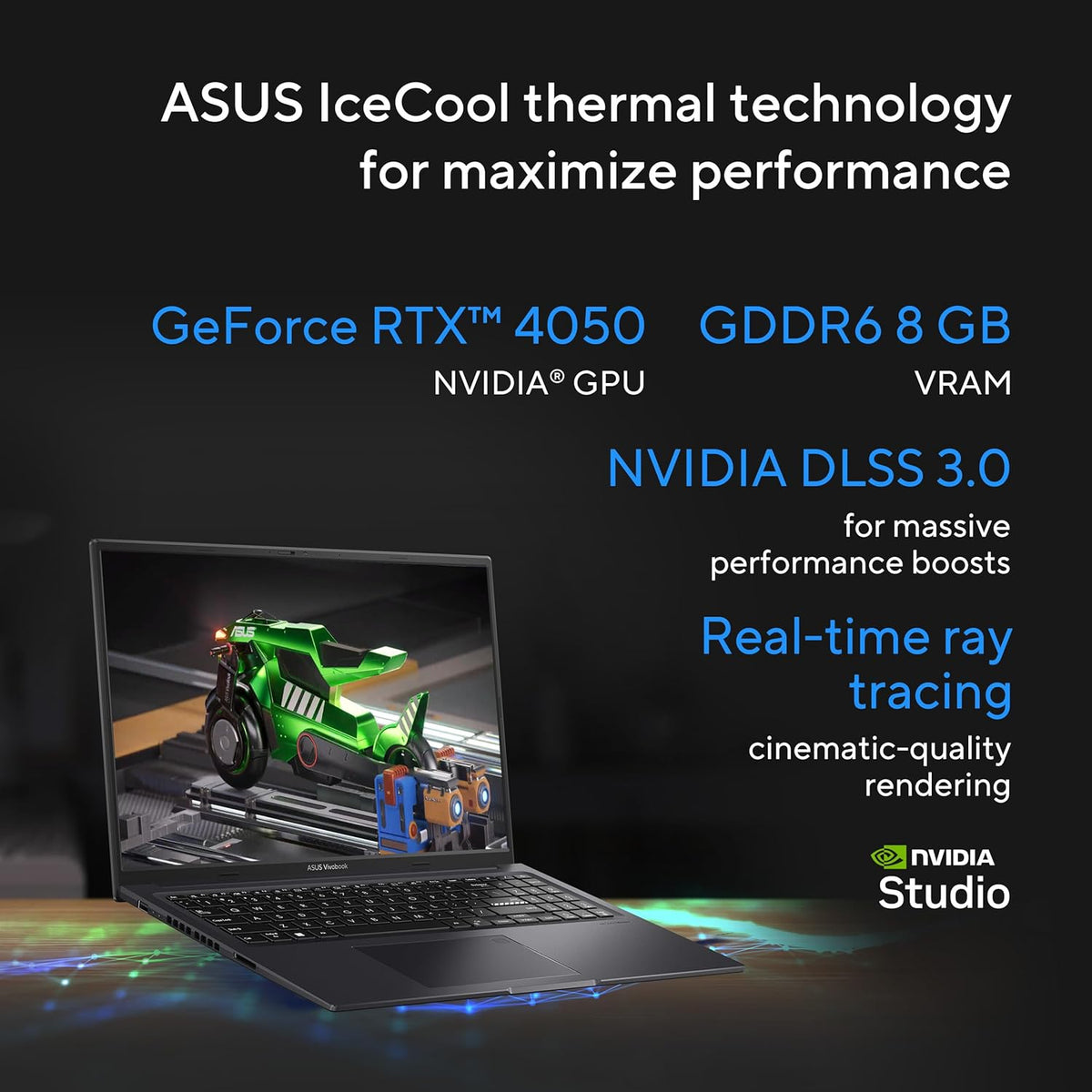 16” 3.2K 120Hz OLED Laptop, Intel Core i9-13900H, RTX 4050, 16GB RAM, 1TB SSD, Windows 11 Home, Indie Black Z654