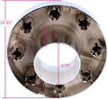 Chrome 4x4 Wheel Center Cap 2 PCS J961