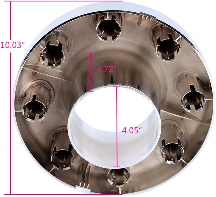 Chrome 4x4 Wheel Center Cap 2 PCS J961