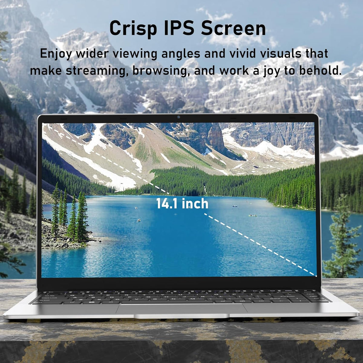 14.1 inch 1080P FHD Laptop Computer with 8GB DDR4 256GB SSD Quad-Core Intel Celeron J4105 B20169