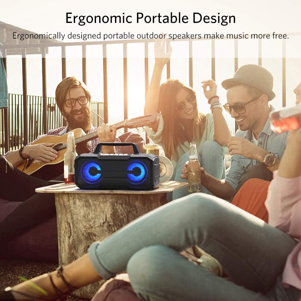 IPX6 Waterproof Portable Wireless Speaker with Microphone K1935