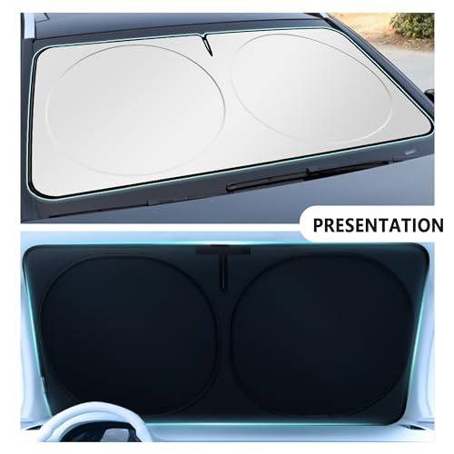 Car Sun Shade Windshield with Opening L49147