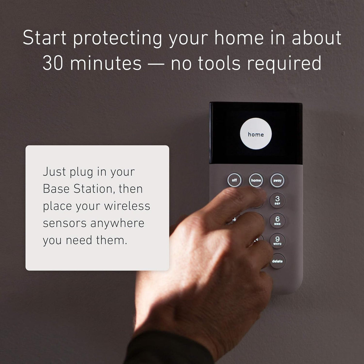 9 Piece Wireless Home Security System with HD Camera B681660