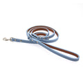 Light Blue Leather Dog Leash A910559