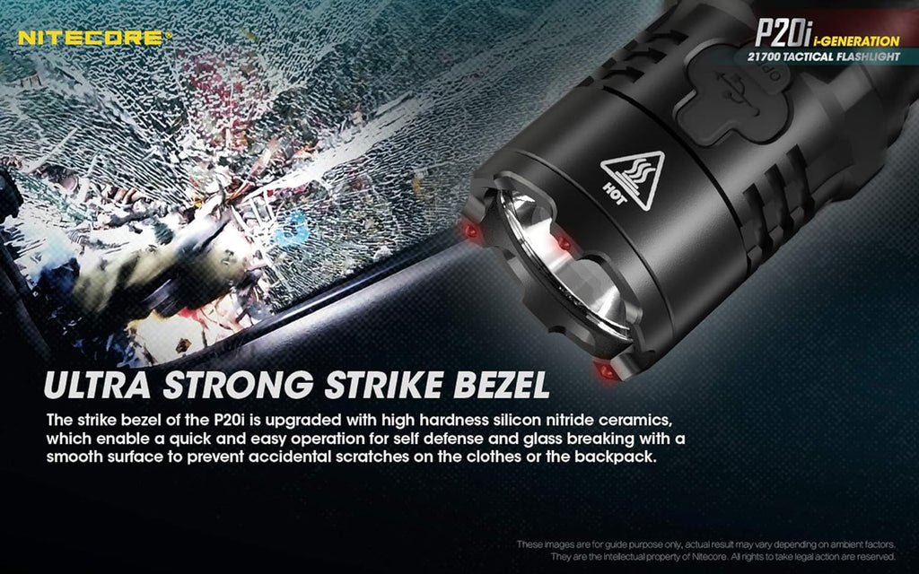 1800 Lumen USB-C Rechargeable Tactical Flashlight G48713